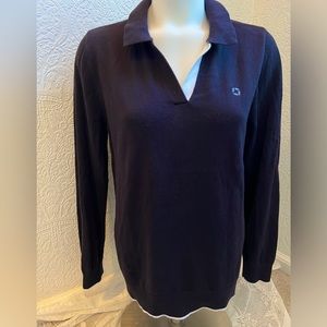 Chase Bank Apparel navy pullover sweater